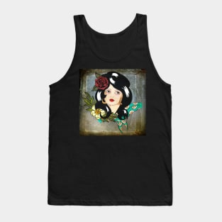 Pretty girl tattoo Tank Top